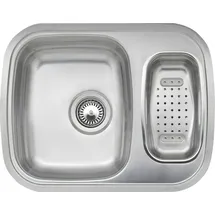 Reginox R16534 Edelstahlspüle MORENA KGKG-CC ohne Überlauf / ab Schrankbreite 60 cm / Flächenbündig / Einbau - Silber