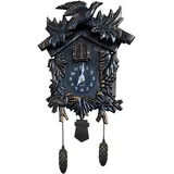 WALPLUS Black Forest Vintage Cuckoo Wanduhr Kuckucksuhr Modern Pendeluhr Kinderwecker Dekoration Jahrgang DIY Kinderzimmer Wohnzimmer Heim