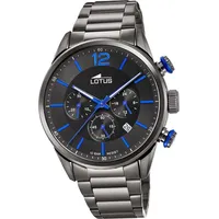 Lotus Herrenuhr Khrono Armbanduhr schwarz D2UL18686/3 - Schwarz