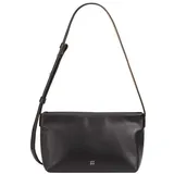 Dudu Fiji Umhängetasche Leder 27 cm schwarz