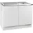 Menke Unterschrank Spülenunterschrank 100 x 85 x 60 cm Weiß