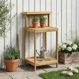 vidaXL Umtopfbank 56,5 x 48,5 x 107 cm Pflanztisch