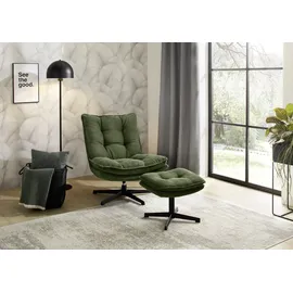 Jockenhöfer Gruppe Relaxsessel »Kasper«, Inklusive Hocker, 360° Drehfunktion
