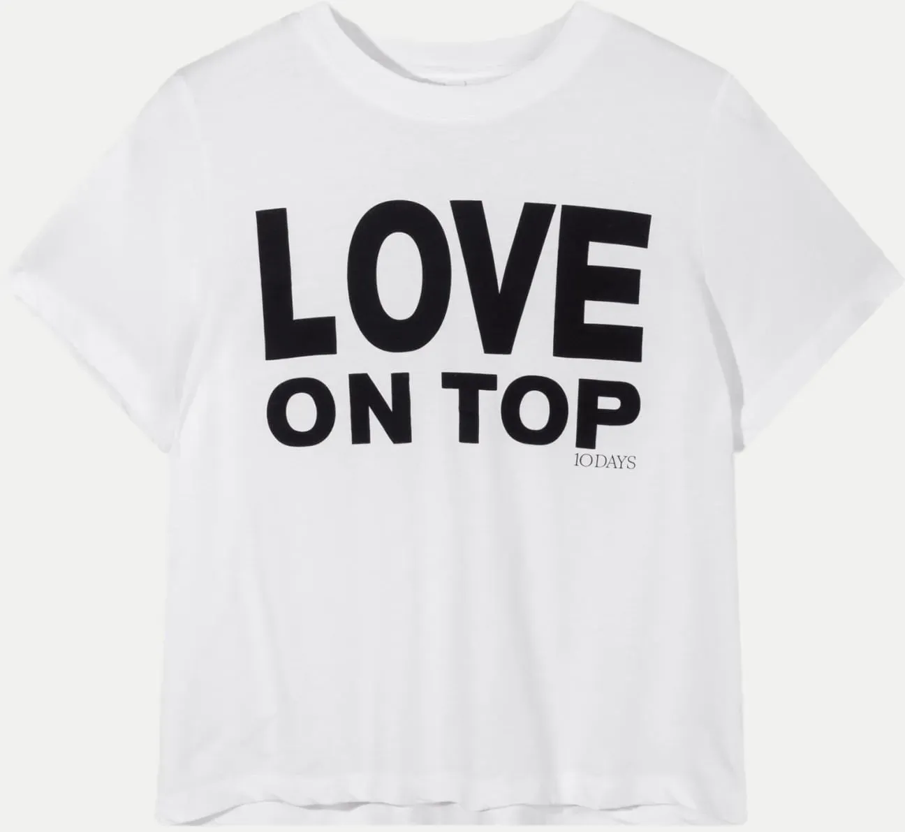 Regular Fit T-Shirt Weiß S