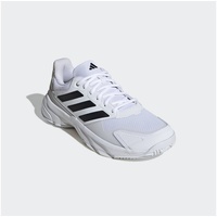 Adidas Courtjam Control 3 Tennisschuh Cloud White / Core Black / Grey Two 45 1/3