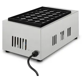 Vertes Takoyaki Maker, Takoyaki Maschine, Elektrisch 2000W, Grill mit Edelstahl Gehäuse, Temperatur Stufenlos bis 300 °C,