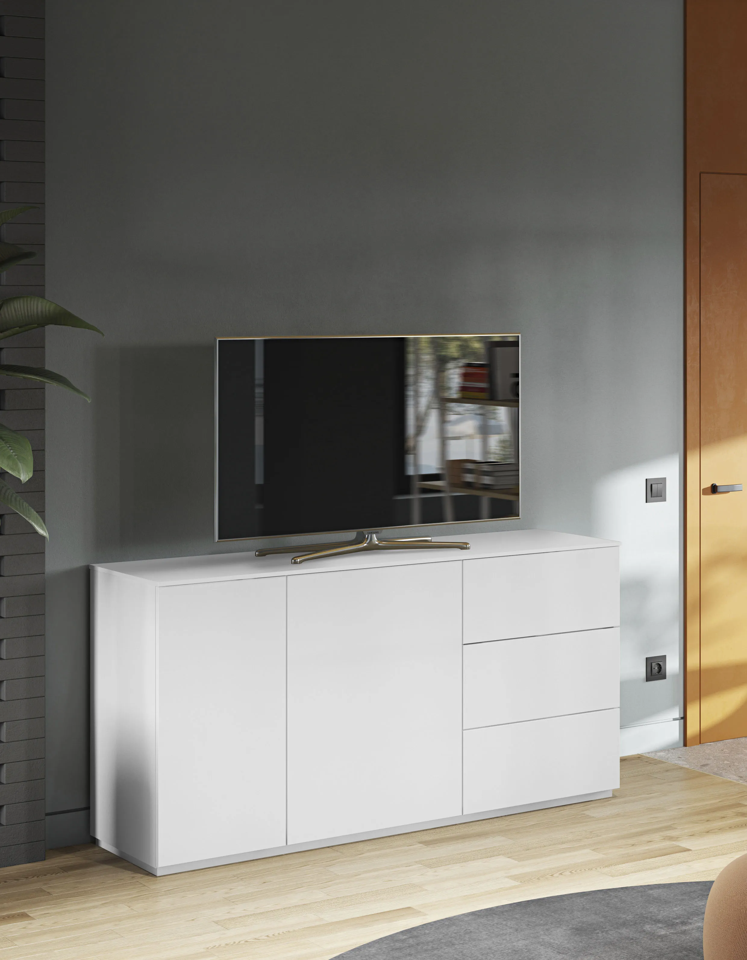 TemaHome Sideboard »Join«, Kommode mit viel Stauraum, Breite 160 cm TemaHome weiss