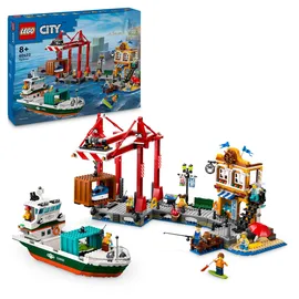 LEGO City Hafen mit Frachtschiff