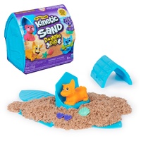Kinetic Sand Hunde Häuschen - mit 170 g magischem Strandsand, 1 Hundefigur und Accessoires für kreativen Indoor-Sandspielspaß, für Kinder ab 3 Jahren