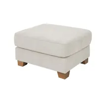 Soho Hocker Franka 75 x 42 x 62 cm Weiß