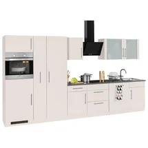 WIHO KÜCHEN Küchenzeile »Cali«, ohne E-Geräte, Breite 360 cm beige