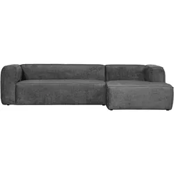 Ecksofa Bean aus Struktursamt Rechts, Cloud Sky