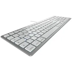 Cherry KC 6000C fuer Mac USB-C Tastatur silber