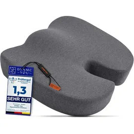 DYNMC you Sitzkissen Ergonomisch 45 x 32 cm Grau