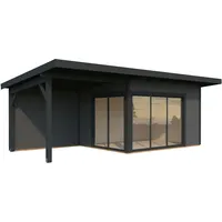 Palmako Gartenhaus Andrea 11,2 +7,9 m2 mit Schiebetür -