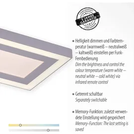 just light. LED Deckenleuchte 100 cm weiß