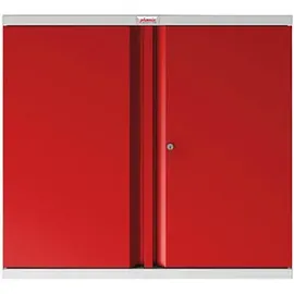 Phoenix Stahlschrank SCL0891GRK grau, rot 91,5 x 37,0 x 83,0 cm, zerlegt