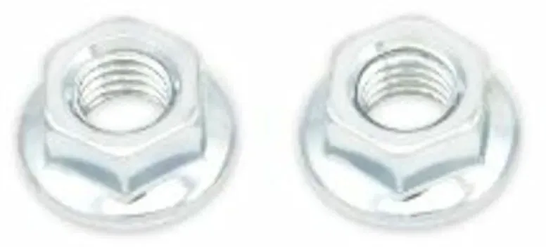 Bolt Geflanschmutter M8x1,25mm Kopf 12mm Stahl 10 Stück