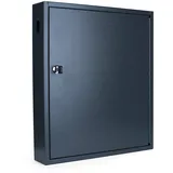 Pavo - Deluxe Schlüssel-Kasten/Schrank/Tresor, 80 Haken mit seitlichem Schlüsseleinwurf, dunkelgrau, 8047208