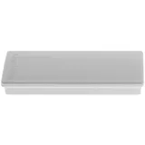 Magnetoplan Rechteckmagnet, 10 Stück, grau