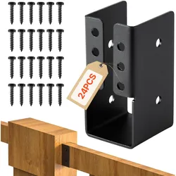 VEVOR 24 Stk. Balkenschuhe Balkenverbinder Holzverbinder für 49x92mm Balken