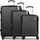 check.in Paradise 2.0 Koffer-Set 3-tlg. schwarz