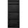 [en.casa] Sokndal 50 x 118 x 15 cm schwarz / schwarz