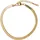 FIRETTI Fußketten Set FIRETTI "Schmuck Geschenk Körperschmuck", gold (gelbgoldfarben), Fußketten, Damen, Edelstahl