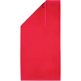 VOSSEN Vegan Life Badetuch 100 x 150 cm kirschrot