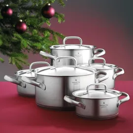 WMF Gourmet Plus Topf-Set 5-tlg. 3 x Fleischtopf + Bratentopf + Stielkasserolle