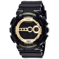 Casio G-Shock Digital Quarz Herren Uhr Schwarz Gold GD-100GB-1ER