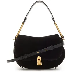 Coccinelle Handtasche Magie Suede schwarz - leder Schwarz Damen 