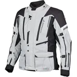 Germot InsideOut Motorrad Textiljacke, hellgrau/schwarz, L