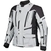 Germot InsideOut Motorrad Textiljacke, hellgrau/schwarz, L