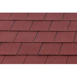 Dachschindel SKANHOLZ, rot, Bitumen, Dachpappen, Bitumen