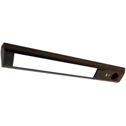 LED Unterbauleuchte mit Schalter und Steckdose, 230VAC Anschluss, 3000 Kelvin, USB-Port Typ A+C, Aluminium + ABS, IP20 schwarz