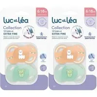 LUC ET LEA Duo de sucettes anatomiques – Lama et Cactus 2x1 pc(s)