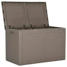 vidaXL Garten-Aufbewahrungsbox 180 L Braun
