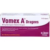 Klinge Pharma Vomex A Dragees 50 mg überzogene Tabletten 10 St.