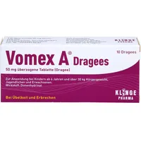 Vomex A Dragees 50 mg überzogene Tabletten