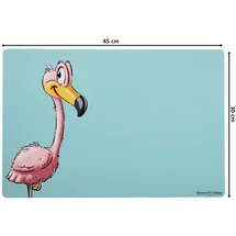 Ritzenhoff & Breker Platzset Happy Zoo Flamingokind Flo Tischset