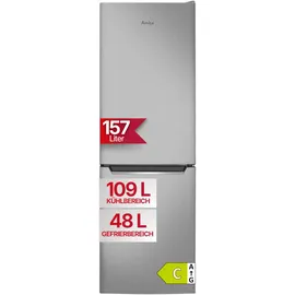 Amica KGCL 384 159 E Kühl-Gefrierkombination (157 l, 1440 mm hoch, Silber)