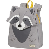 Samsonite Happy Sammies Eco - Kinderrucksack S, 27.5 cm, 7.5 L, Grau (Raccoon Remy)