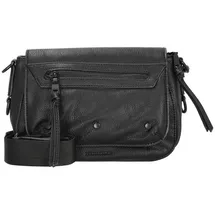 FredsBruder Umhängetasche Deep Dark - Schultertasche 29 cm (black/black) schwarz