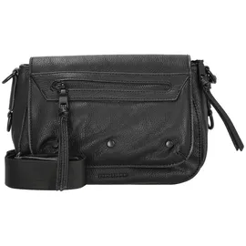 FredsBruder Umhängetasche Deep Dark - Schultertasche 29 cm (black/black) schwarz