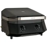 Cozze Gasgrill G-500, Plancha mit 2 Brennern, ca. B59,7/H37,8/T58,9 cm, Schwarz