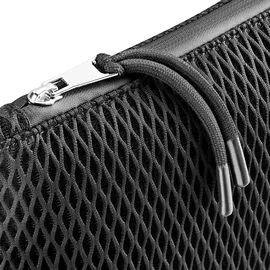 Reisenthel Umhängetasche extralite case 1 mesh black - universeller Kleiner Organizer für Kosmetik oder kleine Handtaschenartikel