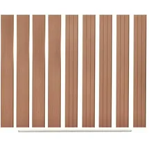vidaXL Zaunlatte 20 x 170 cm Braun/WPC