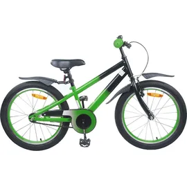 vidaXL Kinderfahrrad 18 Zoll blau/grün