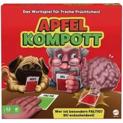 MATTEL GTJ54 MATTEL Games Apfelkompott, Kartenspiel, Familienspiel, Partyspiel